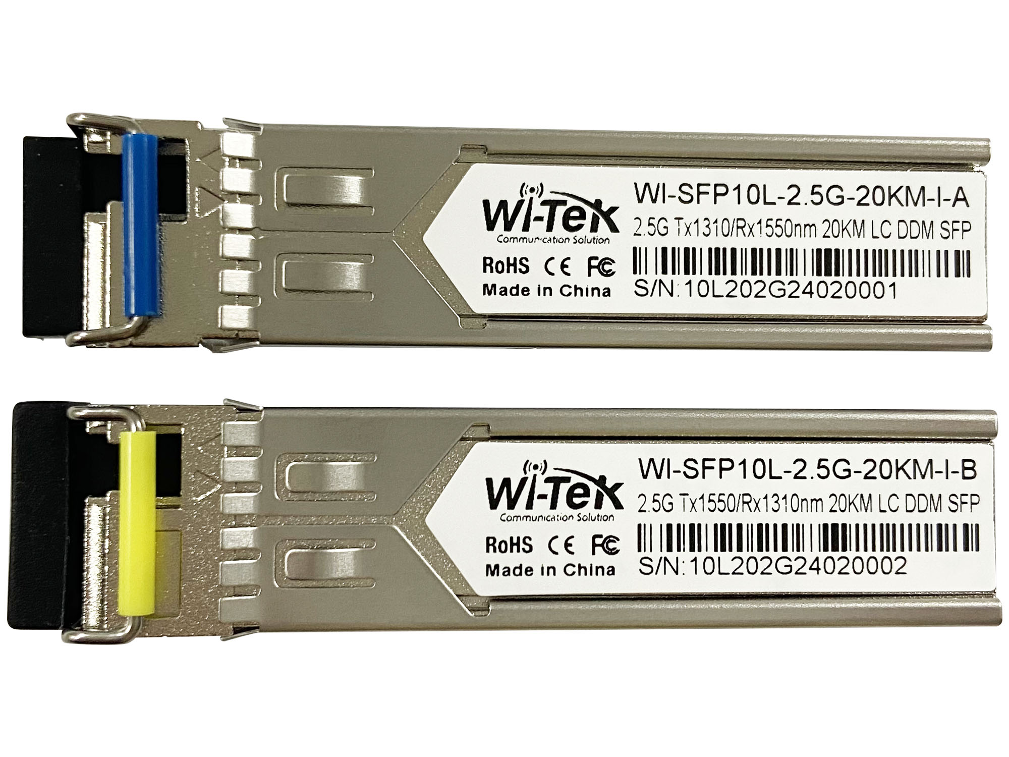 Оптический модуль Wi-Tek WI-SFP10L-2.5G-20KM-I